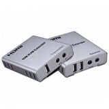 HDMI 60m KVM Extender + audio alıcı verici 1080p cat6 hdmı uzatıcı 