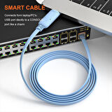 Usb RJ45 Cisco kablo FT232RL chipsetli Cisco Uyumlu usb rj45 kablo