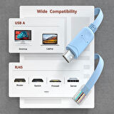 Usb RJ45 Cisco kablo FT232RL chipsetli Cisco Uyumlu usb rj45 kablo