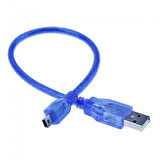 Mini usb kablo 5 pin mini usb mp3 player şarj ve data kablosu 50 cm