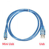 5 pin Mini usb kablo usb to mini usb şarj ve data kablosu 1m