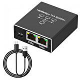 Ethernet çoklayıcı Splitter 1 giriş 3 Çıkış RJ45 Gigabit 1000 Mbps