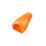Cat5,Cat6 uyumlu RJ45 pvc plastik cover koruyucu kılıf 100 adet turuncu