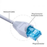CAT5,CAT6 için Rj45 cover koruyucu kılıf  plastik pcv kılıf 100 ad.