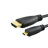Mikro hdmı to hdmı kablo mikro hdmi ses ve görüntü kablosu 10m