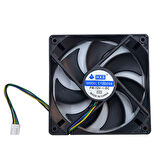 12cm 12v 4 pinli fan 12cm x 12cm x 2.5cm 4 pinli DC 12volt fan