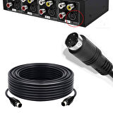 S-VİDEO kablo 4 pin erkek erkek s video kablo 10m