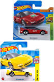 Hot Wheels 2 Araç '90 Acura NSX Set - Sarı &  Kırmızı (1/64)