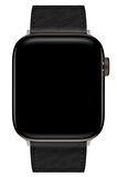 Megafox Apple Watch Seri 2/3/4/5/6/7/8/se Deri Kordon Hermes Strap Loop Kayış 38-40-41 Mm Uyumlu
