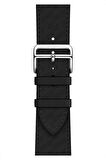 Megafox Apple Watch Seri 2/3/4/5/6/7/8/se Deri Kordon Hermes Strap Loop Kayış 38-40-41 Mm Uyumlu