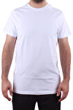 Twister Jeans 2300 Beyaz Günlük Pamuklu Basıc Bisiklet Yaka Erkek Tişört