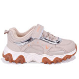 Vicco Dream 346F25K210 Bej Ortopedik Günlük Kız Çocuk Spor Ayakkabı