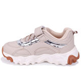 Vicco Dream 346F25K210 Bej Ortopedik Günlük Kız Çocuk Spor Ayakkabı