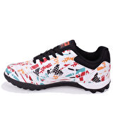 Jump 31524 Beyaz Halı Saha Çocuk Futbol Ayakkabı