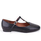 Dagoster DZA07-108526452 Siyah Günlük Babet Kadın Ayakkabı