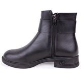 Dagoster DZA07-1004V042 Siyah Günlük Düz Topuk Kadın Bot