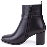 Dagoster DZA07-7251759 Siyah Klasik Topuklu Kadın Bot