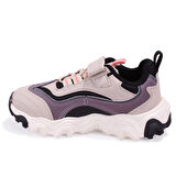 Vicco Pote 346F25K244 Bej Ortopedik Günlük Kız Çocuk Spor Ayakkabı