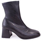 Dagoster DZA07-1277101 Siyah Klasik Topuklu Kadın Bot