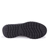 Dagoster DZA07-122044654 Siyah Ortopedik Günlük  Deri Kadın Ayakkabı