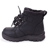 Vicco Punto 946F25K433 Siyah Ortopedik Günlük Kız Çocuk Spor Bot