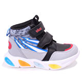 Vicco David 946P25K420 Siyah Ortopedik Günlük Işıklı Erkek Çocuk Spor Bot