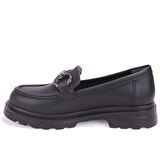 Dagoster DZA07-90830 Siyah Günlük Loafer  Kadın Ayakkabı