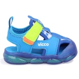 Vicco Live 332B525Y217 Mavi Ortopedik Günlük Işıklı Erkek Çocuk Spor Sandalet