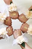 Bride To Be Bride Gold Renkli Altın Sarısı 1 Bride 10 Team Geçici Dövme Bekarlığa Veda Partisi