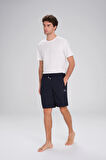 Haşema Lacivert Kısa Erkek Havuz ve Deniz Şortu 2427