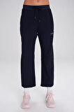 Haşema Active Çift Katmanlı Taytlı Boru Paça Lacivert Spor Pantolonu Eşofman Altı ACT-3