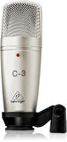 Behringer C-3 Çift Diyaframlı Stüdyo Kondenser Mikrofonu
