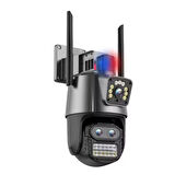 Ozmik CMR45 Üç Lens WIFI IP kamera 4K HD  PTZ kamera otomatik izleme güvenlik güvenlik kamerası 