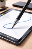 Redmi Note 8 Uyumlu Dokunmatik Stylus Kalem Disk Uçlu Hassas Tablet Telefon Çizim Kalemi