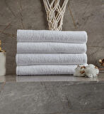 Beyaz Banyo Havlusu 10 Adet, Otel Havlusu %100 Pamuk 1. Kalite 420 gram 70x140 Cm
