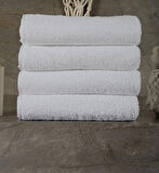 Beyaz Banyo Havlusu 10 Adet, Otel Havlusu %100 Pamuk 1. Kalite 420 gram 70x140 Cm