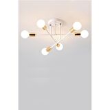 Octopus 6Lı Beyaz Modern Genç Odası Yatak Odası Mutfak Salon Avize 