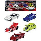 Majorette Vintage Araba 5 Parça Hediye Koleksiyon Seti 7.7 cm Die-Cast (Metal) GKO