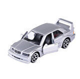 Majorette Vintage Metal Diecast Gri Mercedes Benz 190 E 2.5-16 Evo II