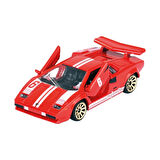 Majorette 1/64 Ölçek Racing Cars Uzun Kart Araçlar 237-2 Lamborghini Countach LP400