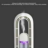 Ozmik Hava Nemlendiricili Küçük Masa Fanı 6Hz Sessiz Bladeless Renkli LED Işıklı Soğutma Ev,Ofis Fan