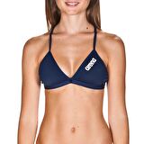 ARENA BAYAN BİKİNİ ÜST LACİVERT WOMEN'S SOLİD TİE BACK TOP 2A24675