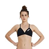 ARENA BİKİNİ ÜST SİYAH WOMEN'S TEAM SWIM TOP TIE BACK SOLID 004768550 YZM UK BEDEN