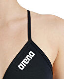 ARENA BİKİNİ ÜST SİYAH WOMEN'S TEAM SWIM TOP TIE BACK SOLID 004768550 YZM UK BEDEN