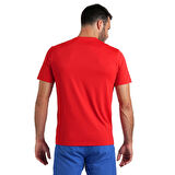 Team Solid Unisex Kırmızı Günlük Stil T-Shirt 004900400