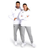 Team Hooded Sweat Panel Erkek Beyaz Günlük Stil Sweatshirt 004904100