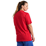 Team Panel Unisex Kırmızı Günlük Stil T-Shirt 004899400