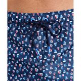 Arena Beach Short Allover Navy Multı Erkek Deniz Şortu Lacivert 005253710