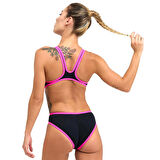 One Biglogo One Piece Kadın Siyah Yüzücü Mayosu 001198591