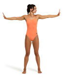 ARENA Kadın YÜZÜCÜ MAYOSU WOMEN'S TEAM SWIMSUIT CHALLENGE SOLID 004766350 YZM UK BEDEN